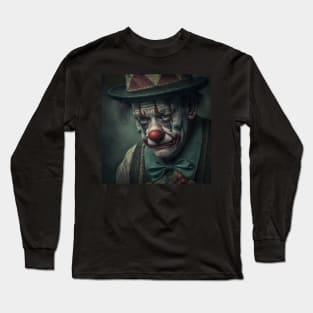Sad Clown Long Sleeve T-Shirt